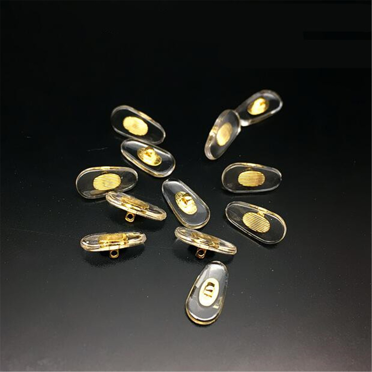 10 Pairs Nose Pads Screw On for Glasses Spectacle Sunglasses Metal & Plastic New Nose pads