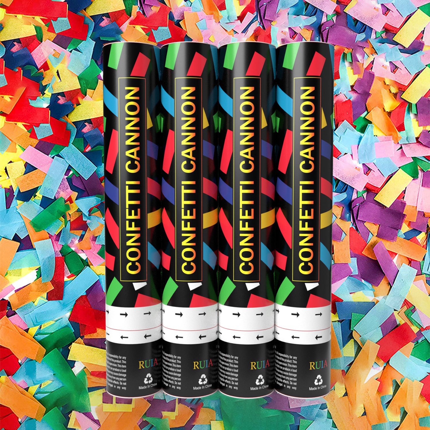 Wholesale Custom Compressed Confetti Powder Air Party Biodegradable Confetti Cannon Paper Popper
