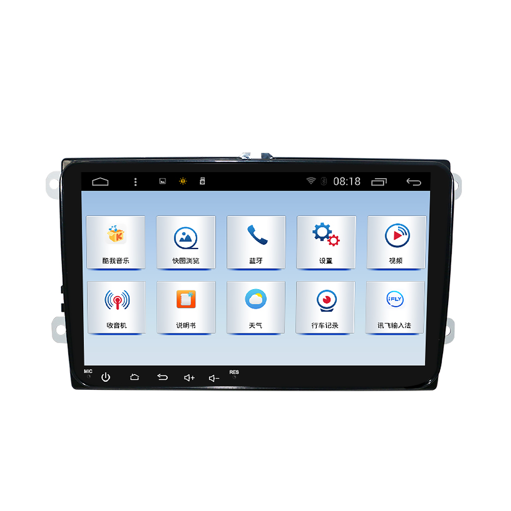 9 дюймов HD android автомобильный мультимедийный dvd-плеер для VOLKSWAGEN VW Polo Passat b7 Гольф 5 6 Бора CADDY TIGUAN SHARAN Roomster Praktic