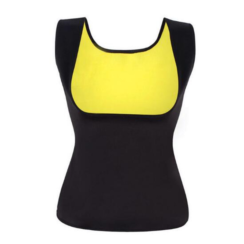 Neoprene Sauna Sweat Shaper Fat Burning Corset Waist Trainer Tummy Control Chest Slimming Vest