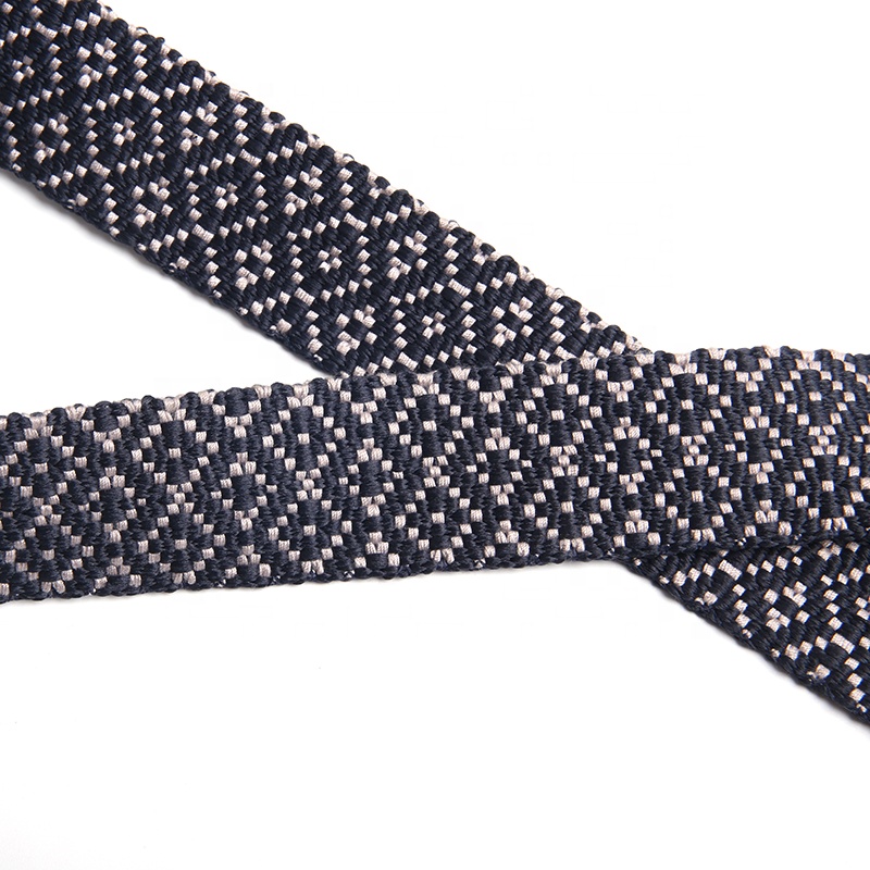 Manufactured Customize Colorful Logo Webbing Elastic Polyester Nylon Webbing Braided Belts for Safety Garment
