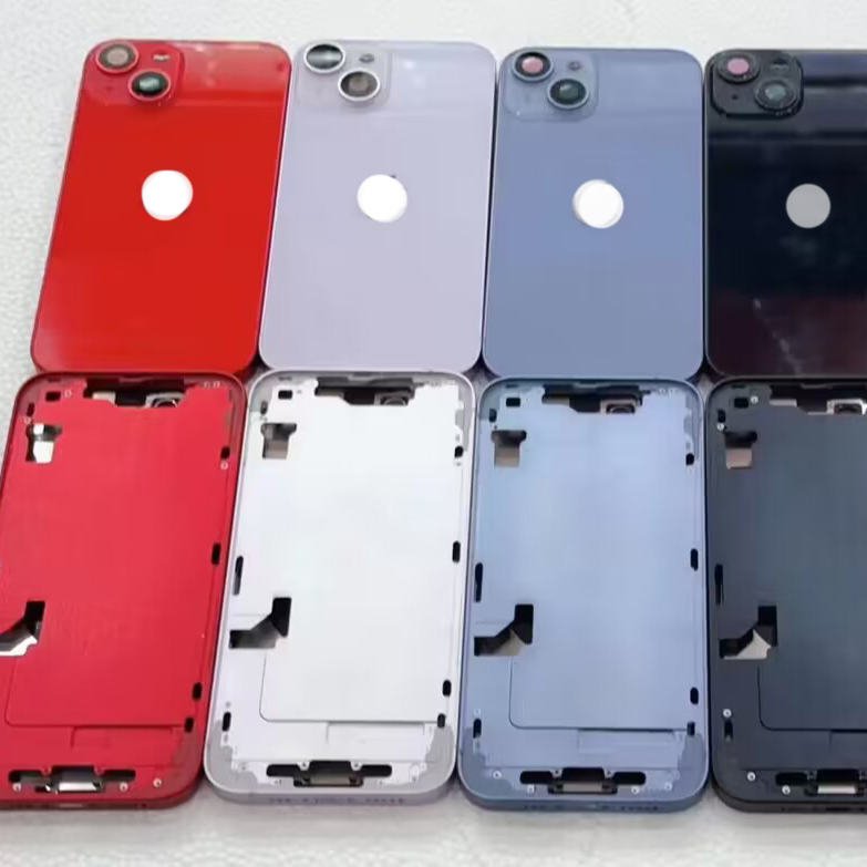 Оригинальные корпуса для мобильных телефонов для iphone X XR XS задняя крышка для iphone 11 12 13 14pro Max Задняя стеклянная задняя панель Рамка Замена