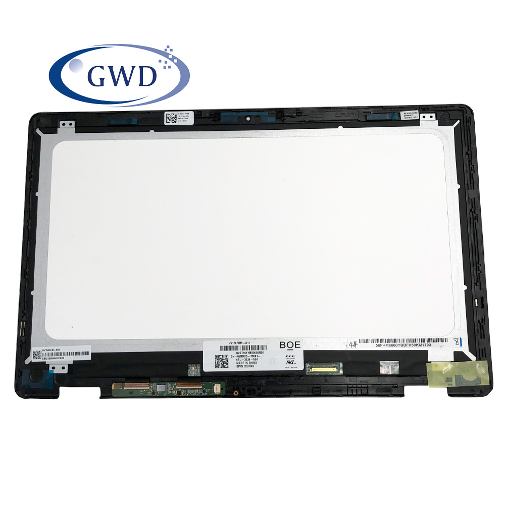 NV156FHM-A20 для Dell 7558 ЖК-экран дигитайзер сенсорный экран с рамкой 15,6"
