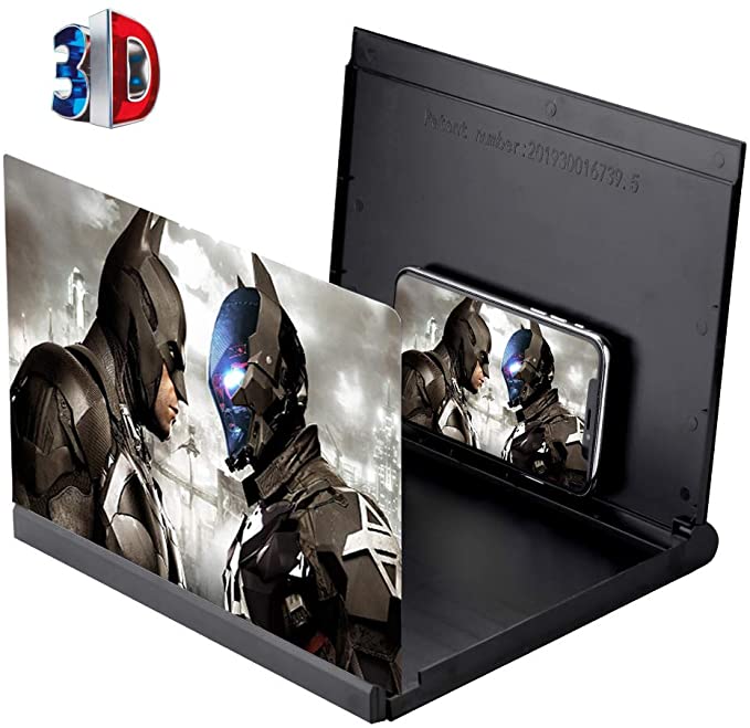 Экранная лупа для мобильного телефона 12 дюймов 3D проектор HD для фильмов Экранная лупа