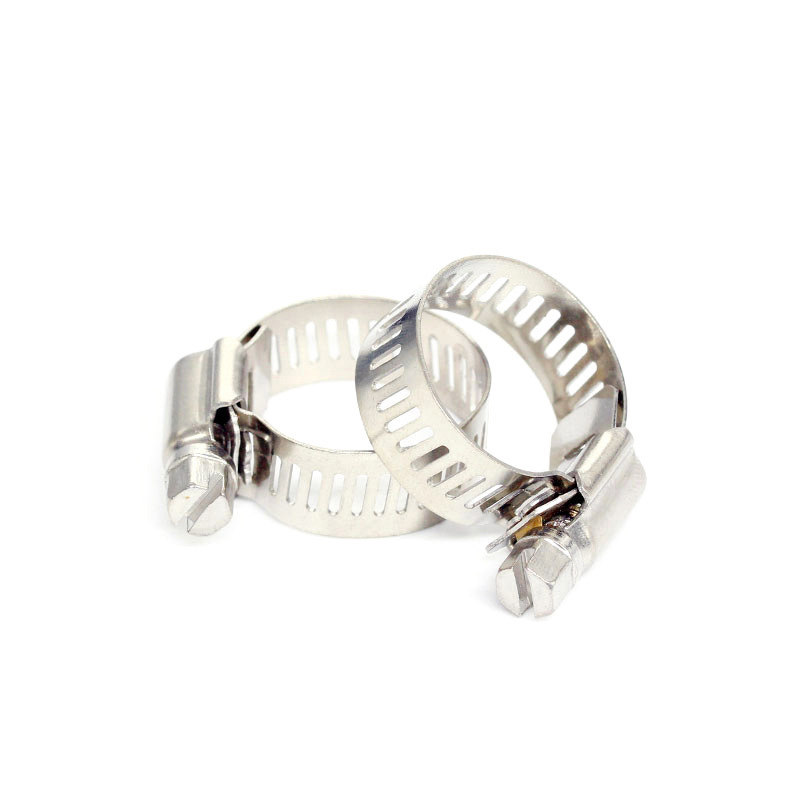 304 Stainless Steel American Standard Mini Hose Clamp SS Screw Hose Clamp For Automobile