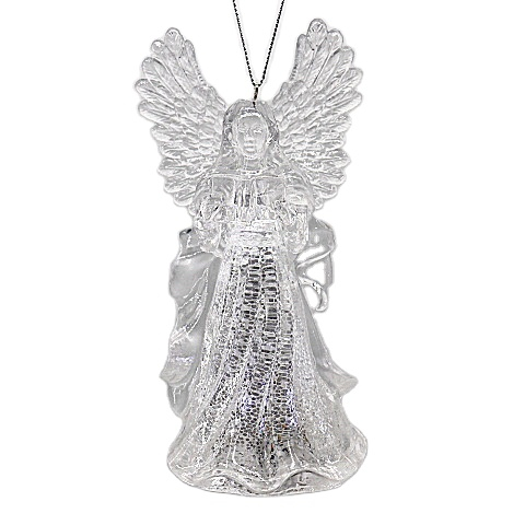 crafts figurin angel transparent Angel praying Led Light Ornament beautiful party decoration supplies