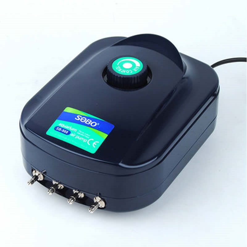 Sobo DB-988 Новый бесшумный одиночный двойной домашний аквариумный воздушный насос 4 через