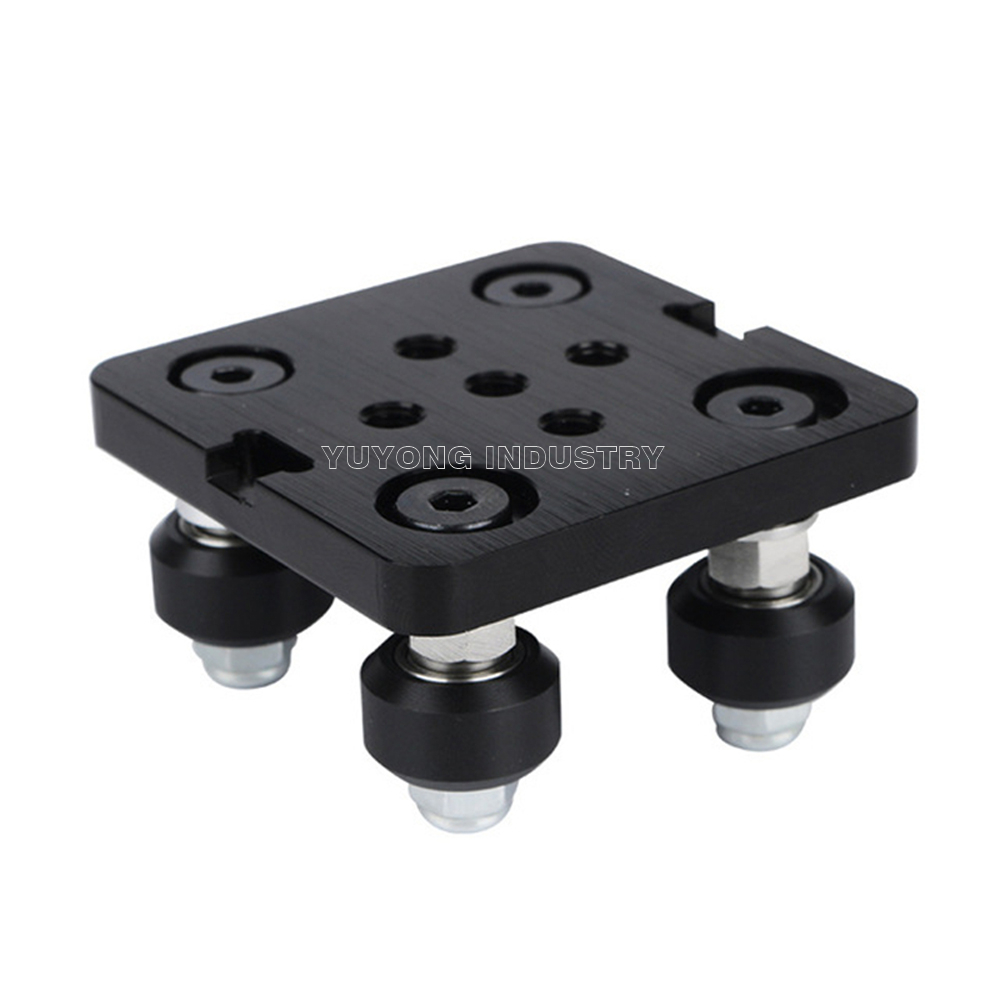 3D-принтер Openbuilds деталь Mini V Wheel Ganty plate set special slide plate для 2040 алюминиевых профилей V-slot mini five roulette