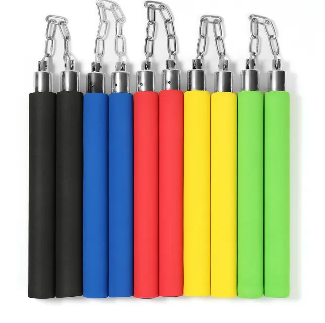 Безопасная губка nunchaku со стальной цепью для детей и начинающих практики и обучения