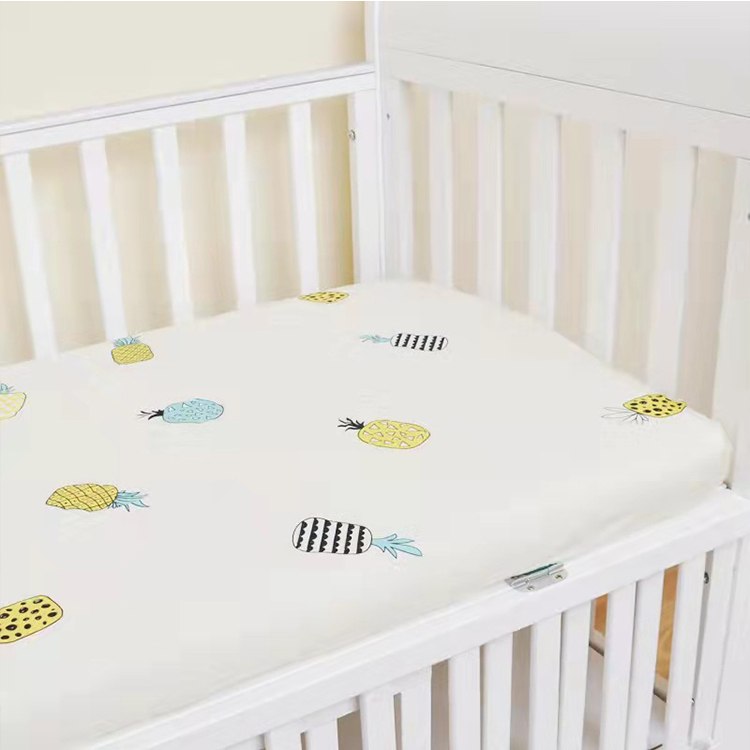 Natucare BSCI organic muslin sheet baby crib bedding sheets set