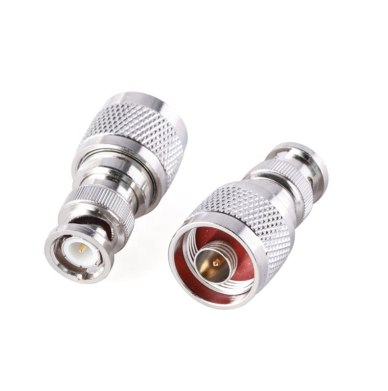 N Male To BNC Male Connector RF Coaxial Adapter Straight Type For Mobile Signal Booster Straight Type