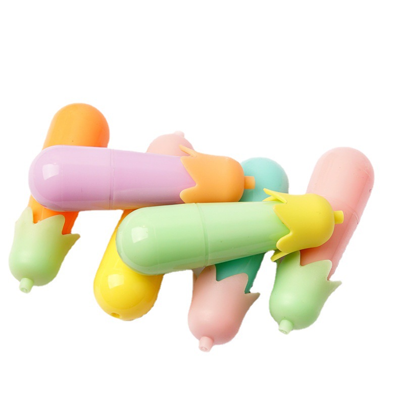 Office School Stationery Private Label Fluorescent Colorful Cute Highlighter Color Marker Pens
