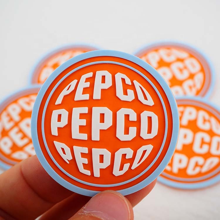 Силиконовые этикетки из ПВХ с 3D-выпуклым логотипом