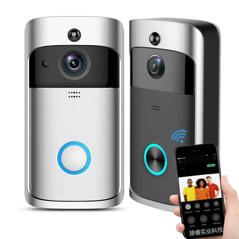 Doorbell 2021 Home Smart Video Door Phone Wifi Doorbell Wireless Doorbell With Camera Intercom Wireless Ring Doorbell