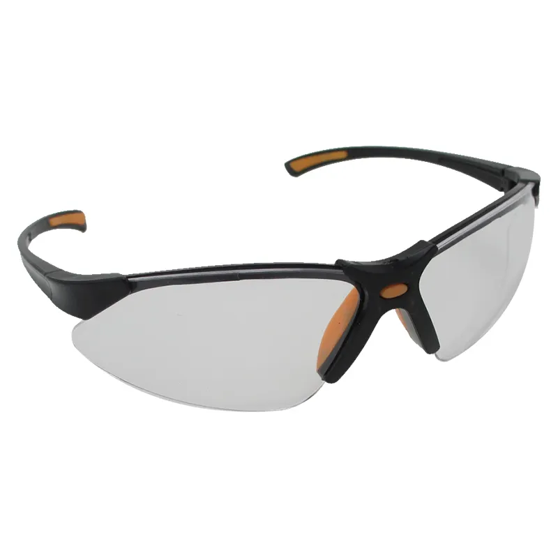 high quality PC Lens Material clear industrial safety glasses Dustproof and shockproof protection glasses