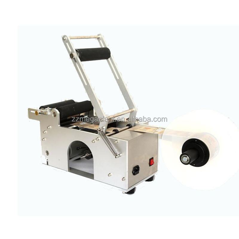 Semi-automatic Flat Bottle Labeling Machine for tin bottles/jars/cans/Paper tube
