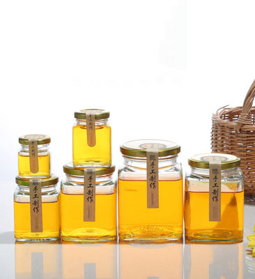 Хит продаж, пустые стеклянные банки для хранения еды с крышкой