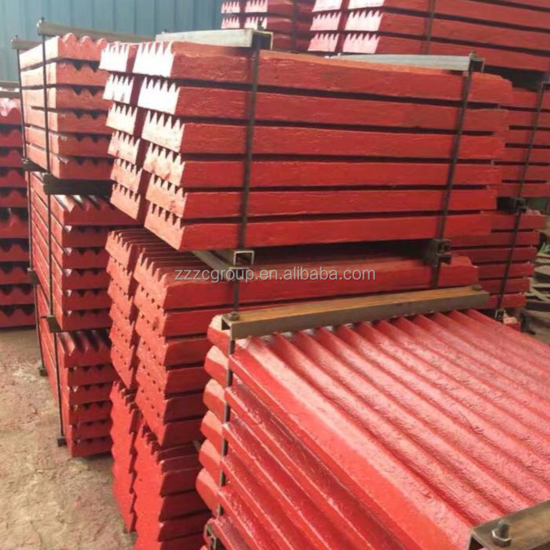 Chinese Manufacturer Durable High Manganese Steel Wear Resistant Jaw Crusher Spare Parts For Sale