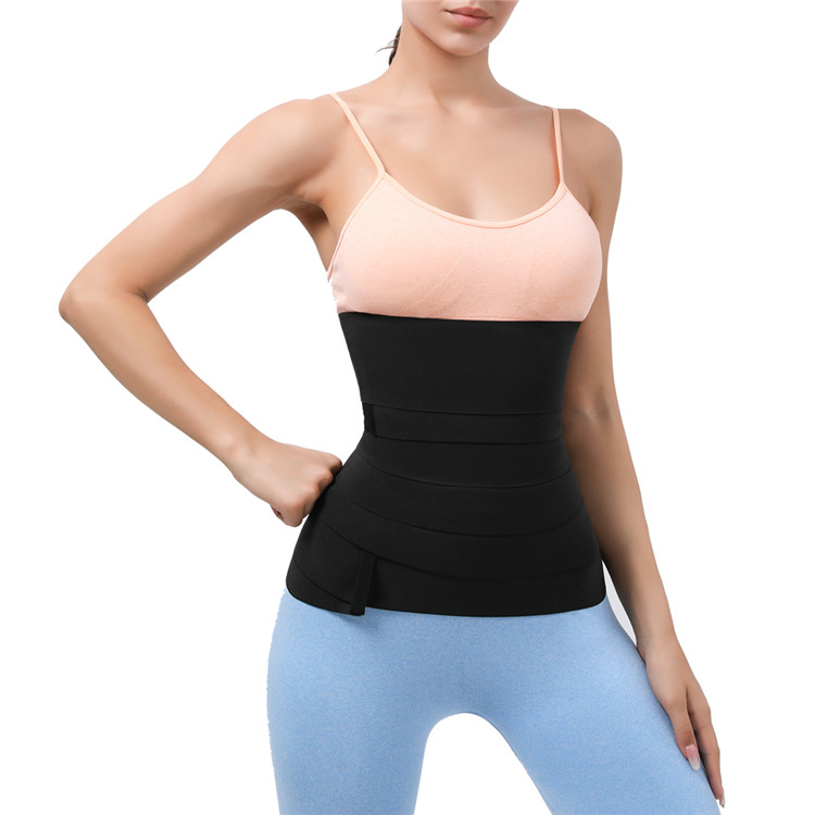 Top Quality Women Lose Weight Body Shaper High Compression Slimming Belt Waist Trainer Tummy Wrap Bandage
