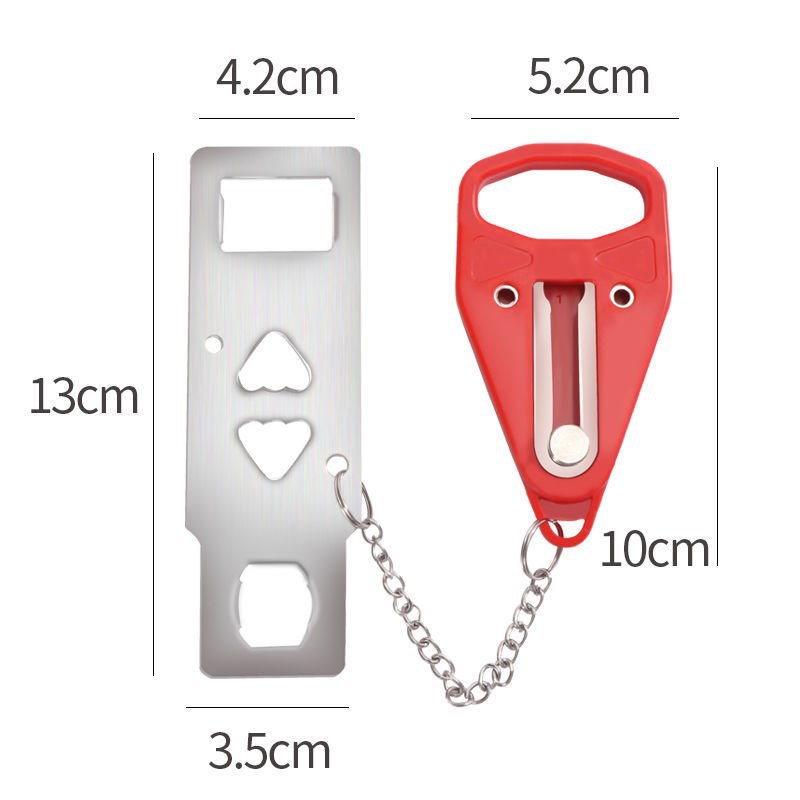 Portable Door Lock anti theft multi point Home Security Door Locker Travel Lockdown Locks for Traveling Hotel
