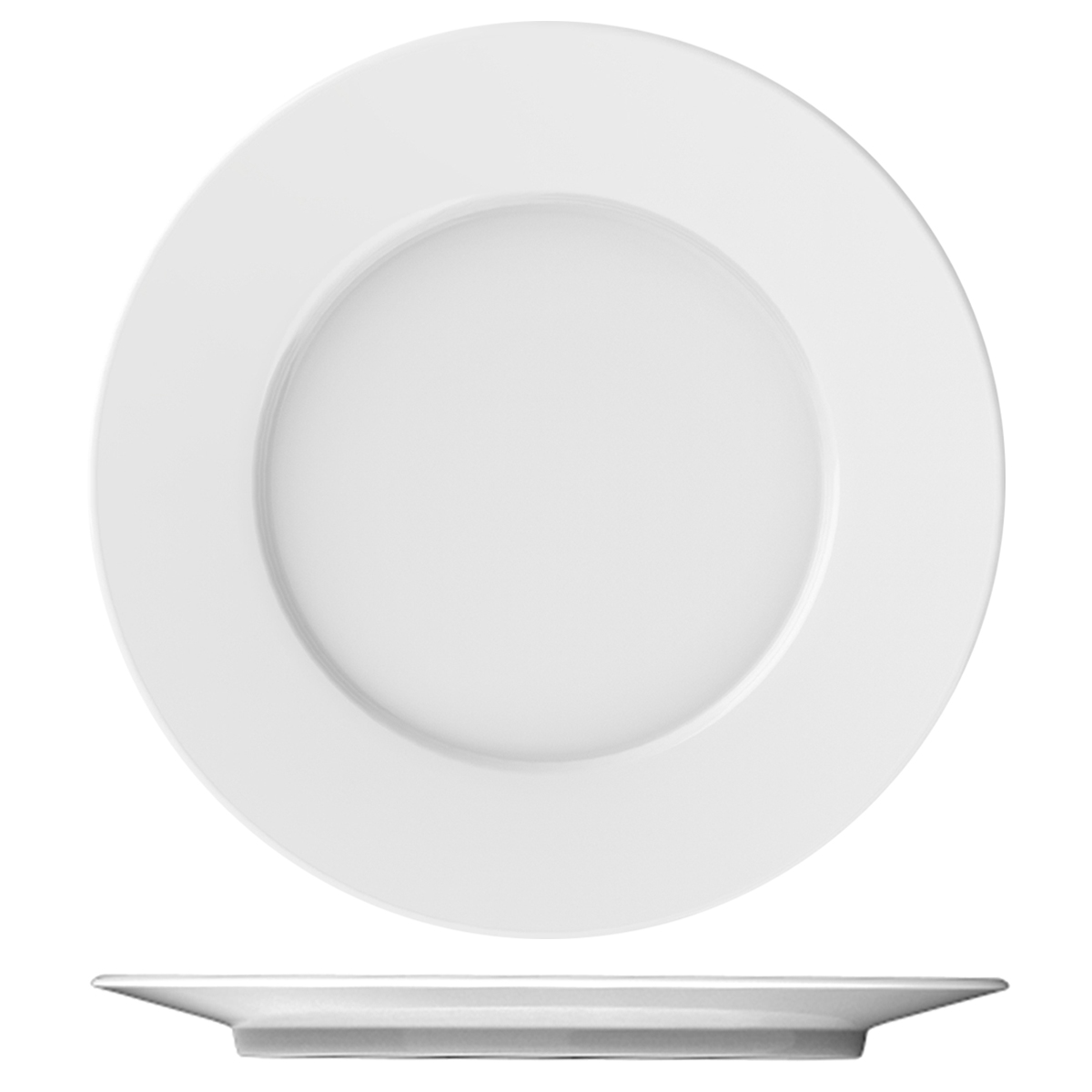 White Durable Bone China Plate Set, Ceramic Dishes Dinnerware,Dinner Porcelain Plates T101102
