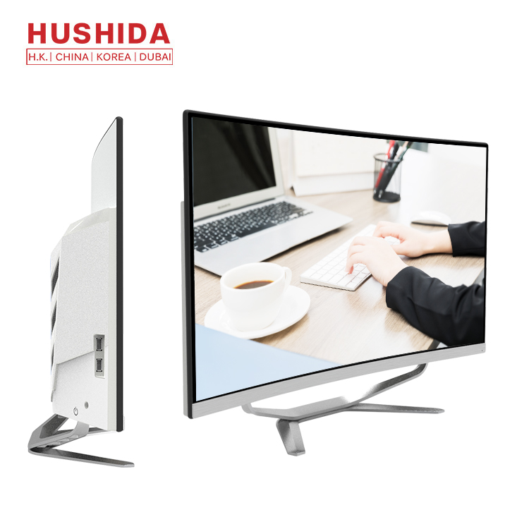 HUSHIDA 27 дюймов ультра тонкий I5-7400 8G 256G Бизнес игры все-в-одном ПК настольный компьютер