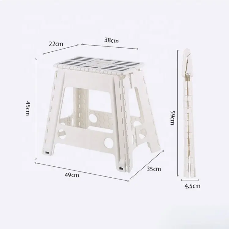 Super Strong Folding Step Stool Can Holds Up To Large Lightweight Foldable Step Stool