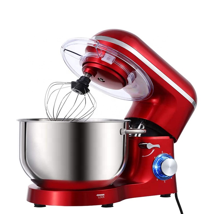 Оптовая продажа с фабрики, 5,5-QT 1400W 6-ступенчатая наклон-головы миксер кухня Электрический замеса теста смеситель миксер