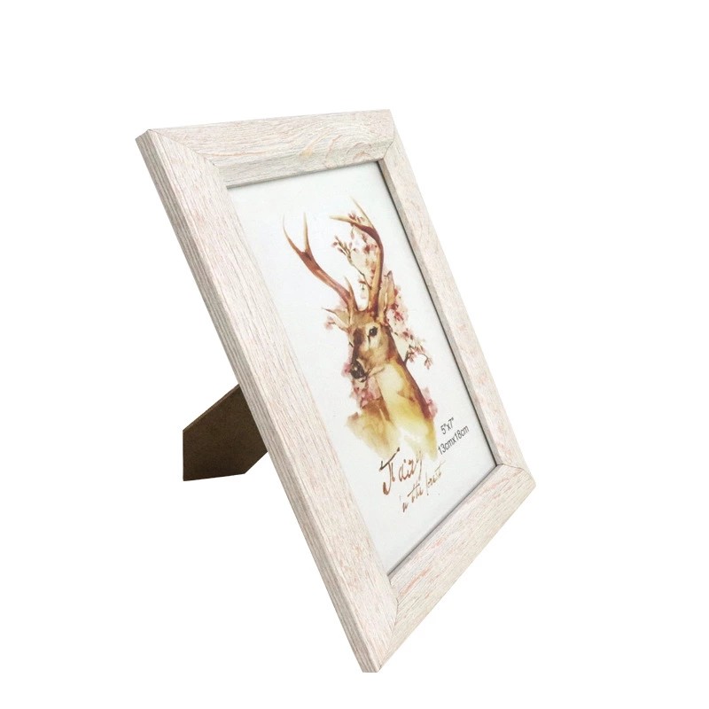 Custom logo wall hanging home decorative wooden picture photo frame wood painting frame