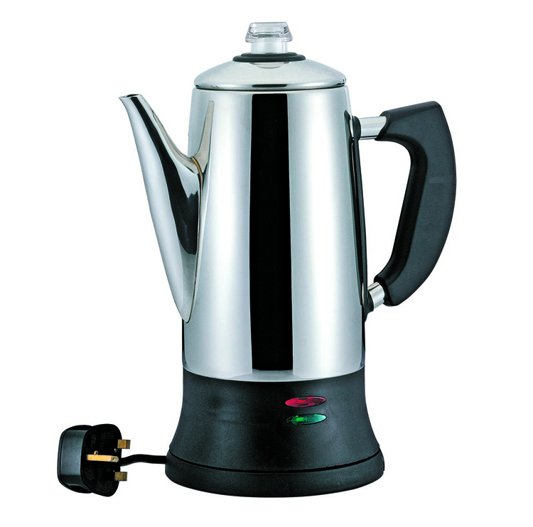 Cookmate автоматический ПЕРКОЛЯТОР кофе, эспрессо из нержавеющей стали Кофеварка 12 чашек