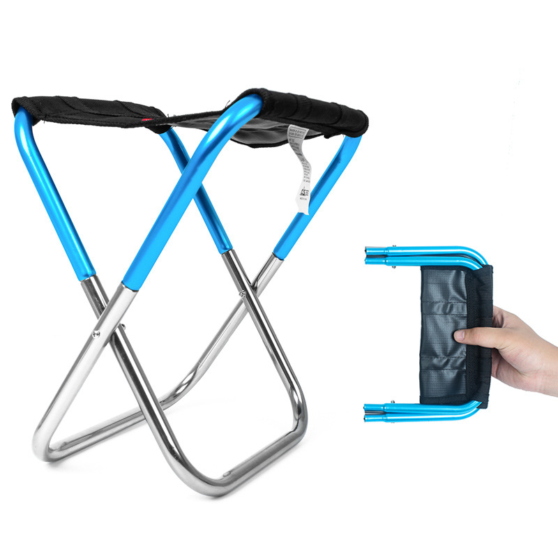 Outdoor Folding Tool Portable Beach Chair Aluminum Folding Fishing Chair For BBQ Camping