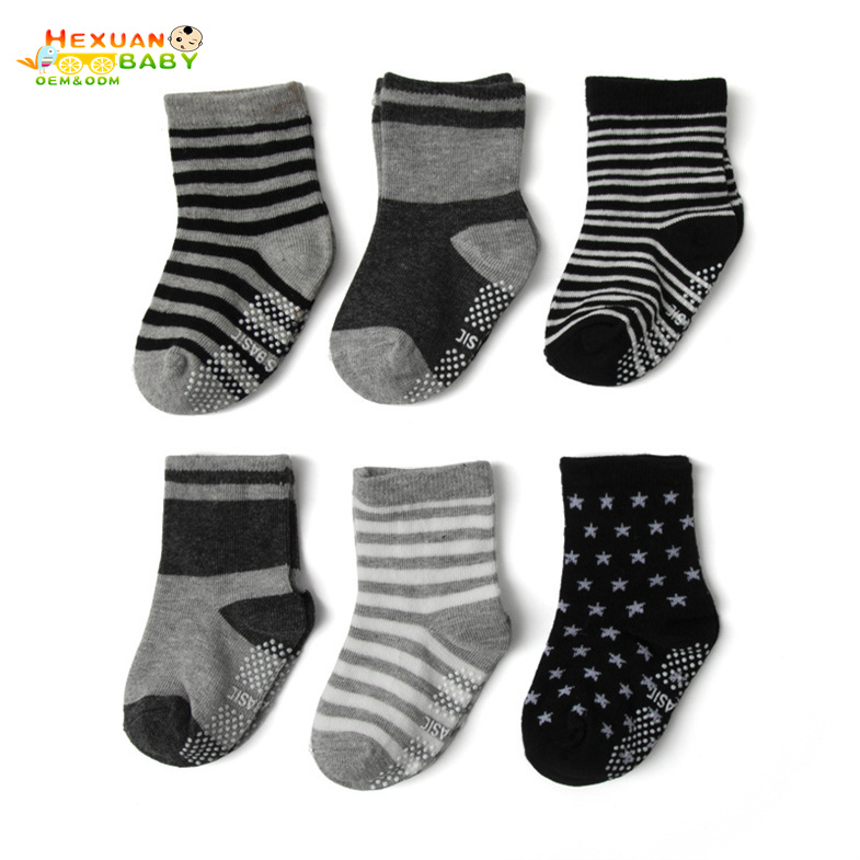 Custom Logo Summer Breathable Cotton Baby Girl Cute Non Slip Boat Socks