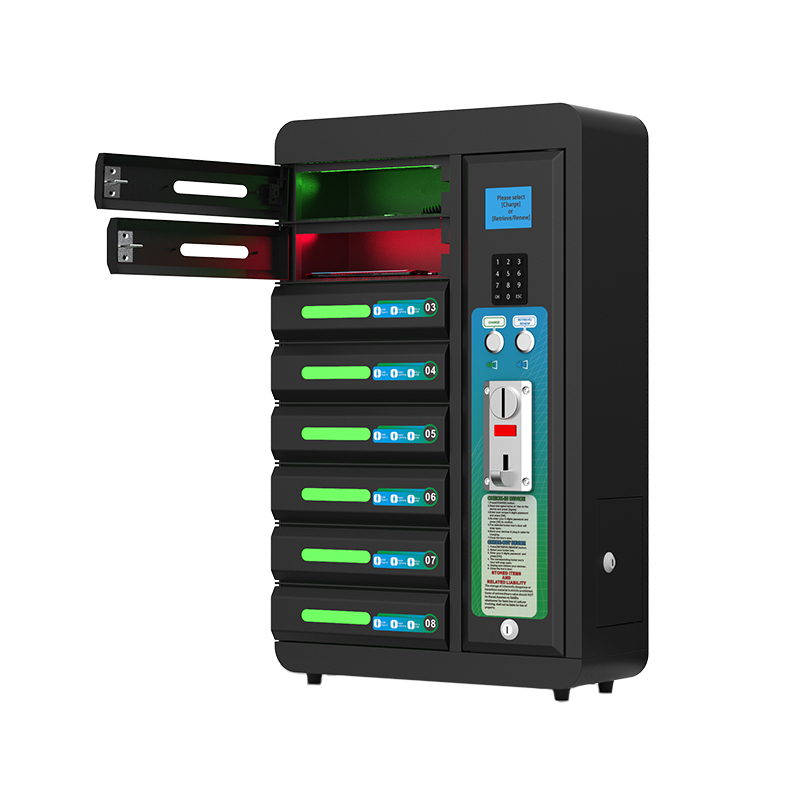 USB charger 8-bay Coin Operated Cell Phone Charging Station Locker/Mobile Phone charging locker
