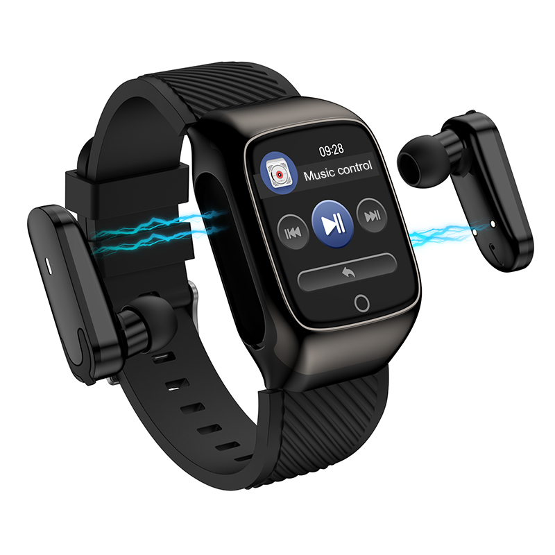 Смарт-часы S300 2 в 1 с наушниками TWS, Bluetooth 2021