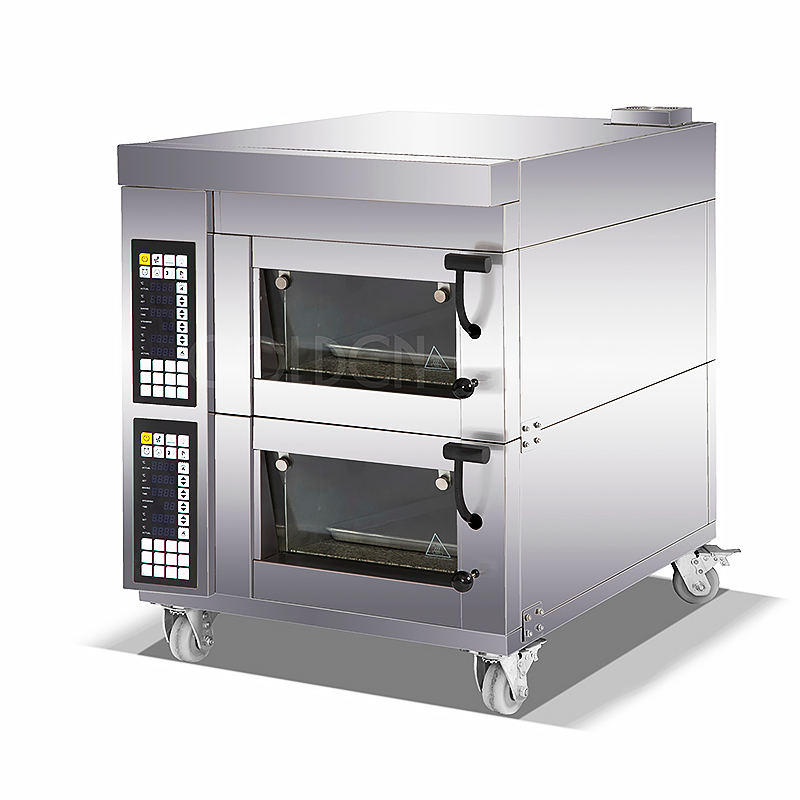 Продажа с фабрики Golden Chef, роскошные 1 колода, 1 лоток, маленькие пекарские печи, европейский стиль, 380 В, электрическая маленькая пекарная печь для пиццы