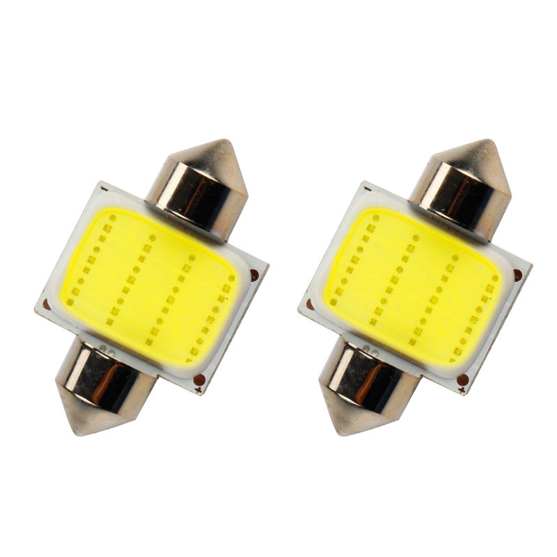 KEEN 12V DC for Auto Interior Light 31 36 39 42 MM Festoon Led Car Bulbs 6000K white COB C5W Dome Reading Lamp