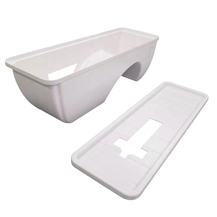 Custom ABS PP PVC Plastic Vacuum Casting Forming Parts For Bathroom Silicone Mold Prototype Plastic Vacuum Casting
