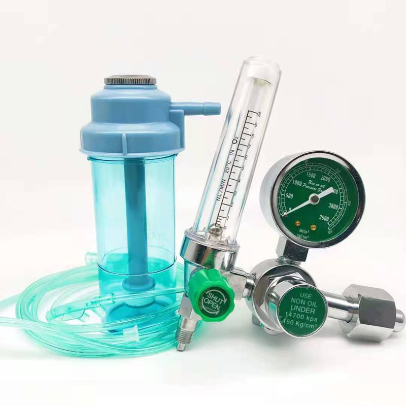 Medical oxygen meter Medical pressure reducing valve Oxygen inhaler Buoy type medical meter