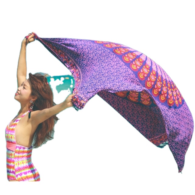 Manufacturer of Multi-wear rayon sarong print beach pareos