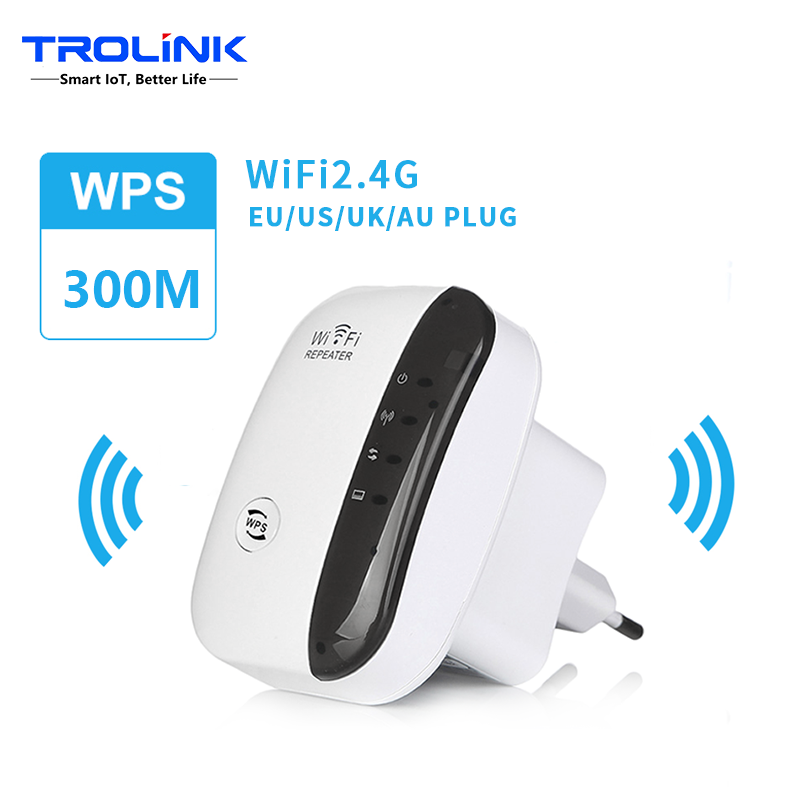 Trolink новости повторитель Wi-Fi беспроводной диапазон расширить 300 Мбит 2,4 ГГц Wi-Fi ретранслятор сигнала усилитель