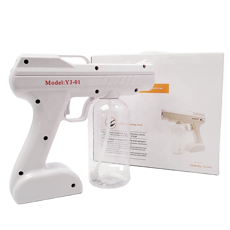 New Arrival Multifunctional Useful Super Capacity Wide Range Blue Nano Spray YJ-01 Atomizing Disinfection Spray Gun