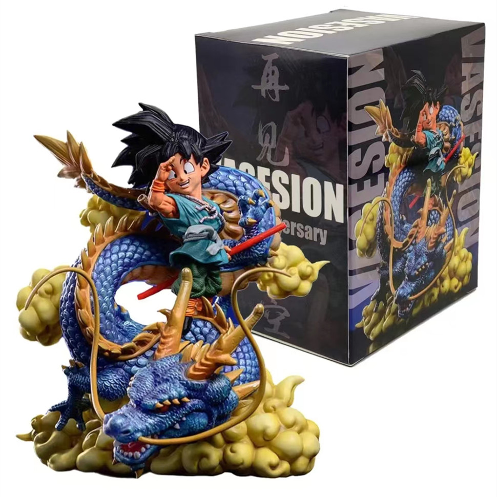 Оригинальные ПВХ виниловые высококачественные японские аниме Dragonball Goku Коллекционные фигурки на 30-летие экшн-фигурки