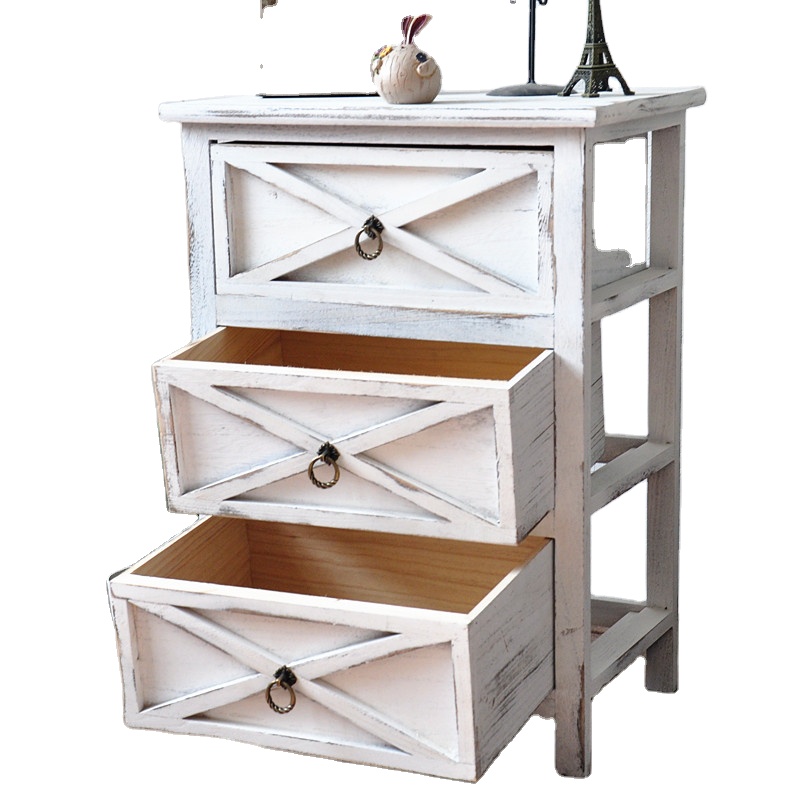 3-Drawer Storage Chest modern night stand