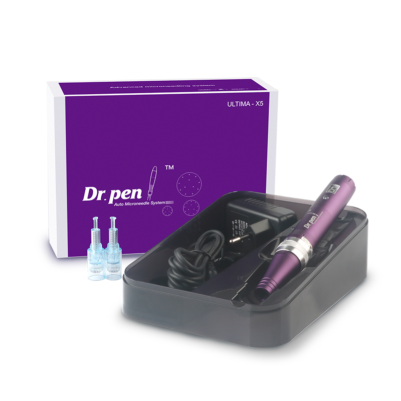 Профессиональное электрическое устройство для красоты DermaPen с микроиглами-включает нано-иглы