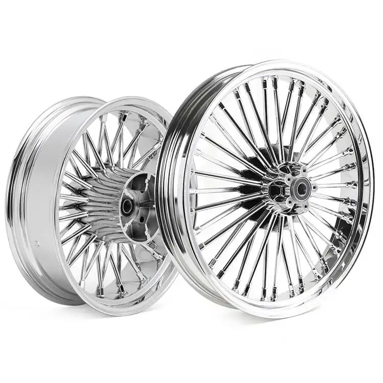 Motorcycle 36 Fat Spoke Wheel Rims for Harley Davidson Touring Road King Electra Glide Road Glide Street Glide  Classic