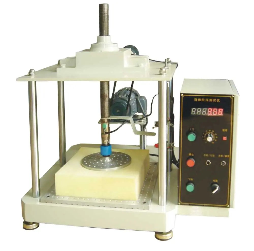 Foam pressing coefficient tester