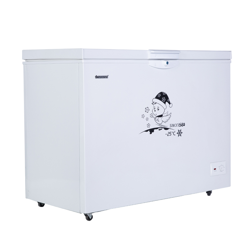 BD-268 snowsea коммерческих безопасность открытиея раздвижные стеклянные двери холодильник-витрина для мороженого глубокое морозильное вместилище