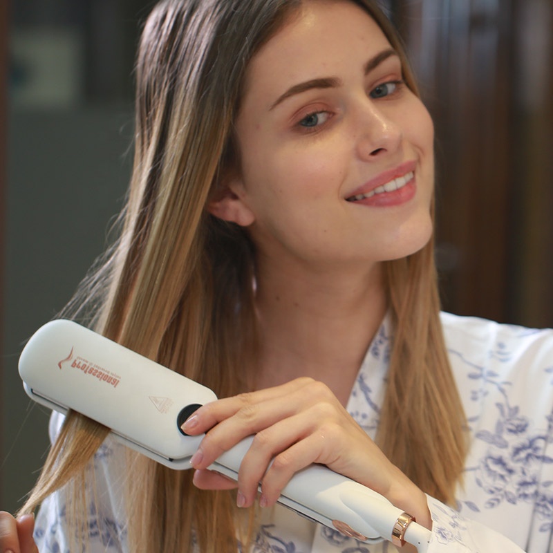Protection Water Magic Hair Straight Silk Steam Tourmaline Hair Styling Tools With Argan Infuser ceramic Infrared irons