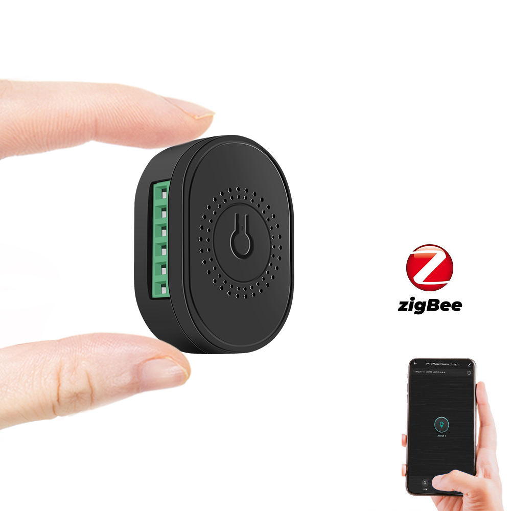 SMATRUL 16A 10A мини Tuya ZigBee настенный выключатель модуль реле Голосовое управление Wi-Fi 2 Way умный дом Google Home Alexa