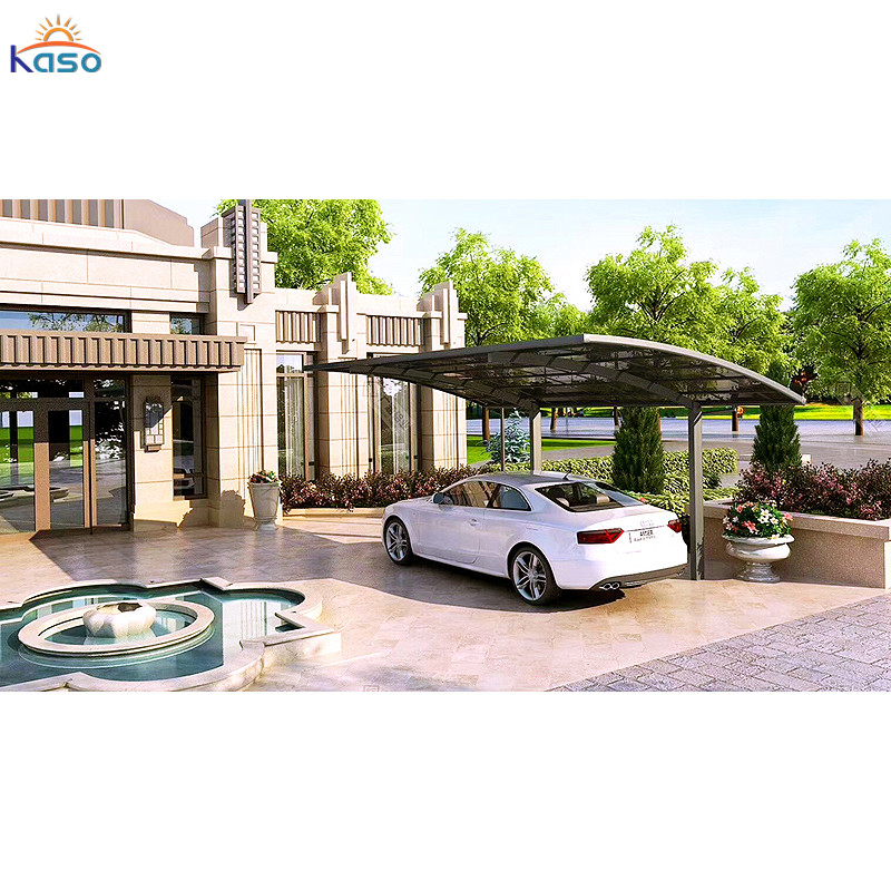 Высокая Снеговая нагрузка дома деревянные Klappbare алюминиевые Lowe Carports хранения Diy наборы металлический навес с закругленной крышей